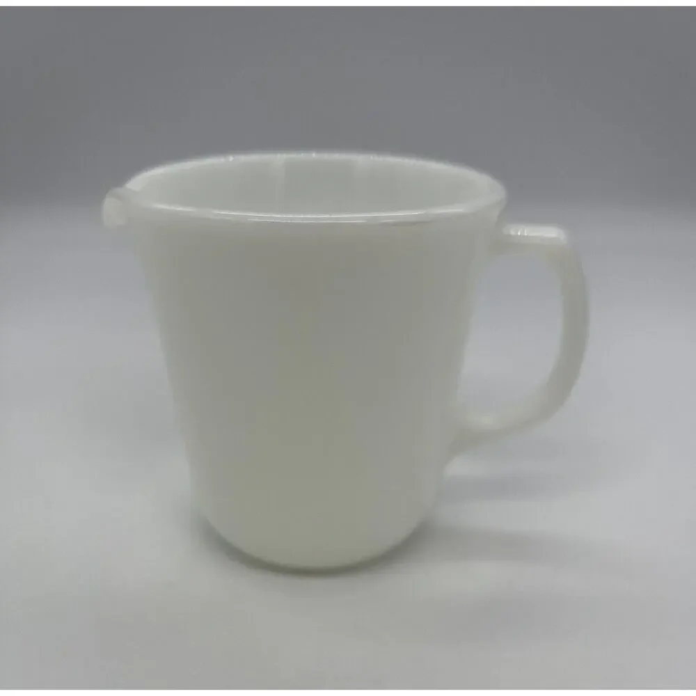 Vintage Pyrex Milk Glass Creamer 3.5